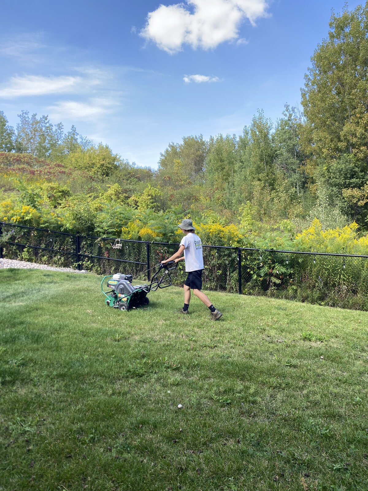 Mowing in Action — O'Doherty's Property Services